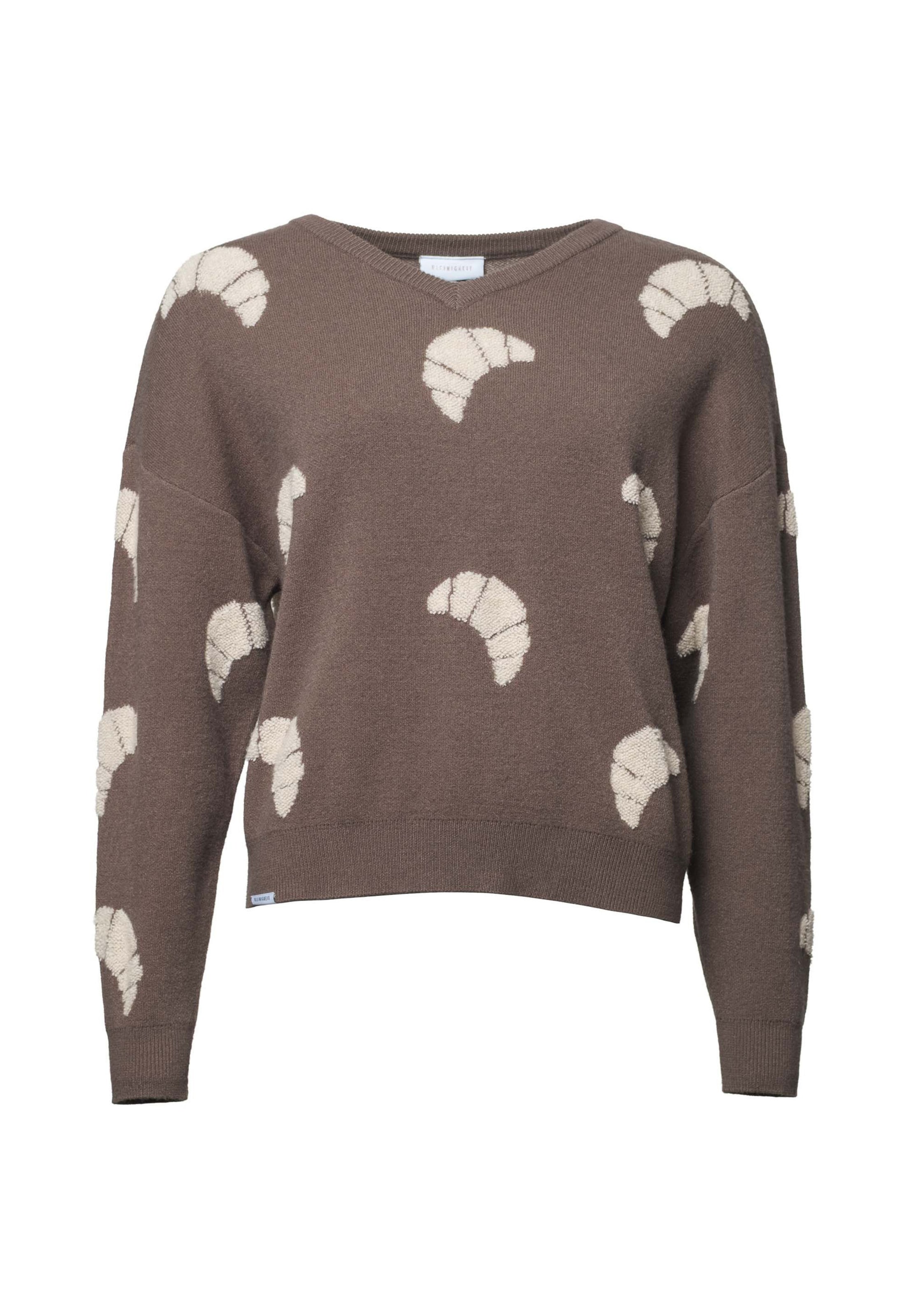 Kleinigkeit Sweater 'Hörnchen' in Brown: front