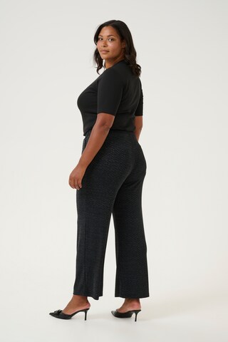KAFFE CURVE Loosefit Broek 'Ellia' in Zwart