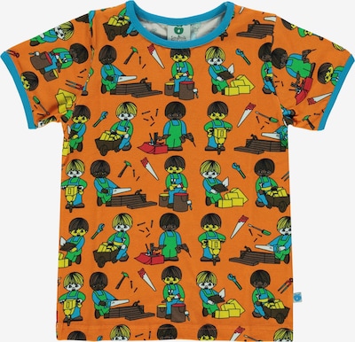 Småfolk T-Shirt 'Workers' en jaune / vert / orange / noir, Vue avec produit