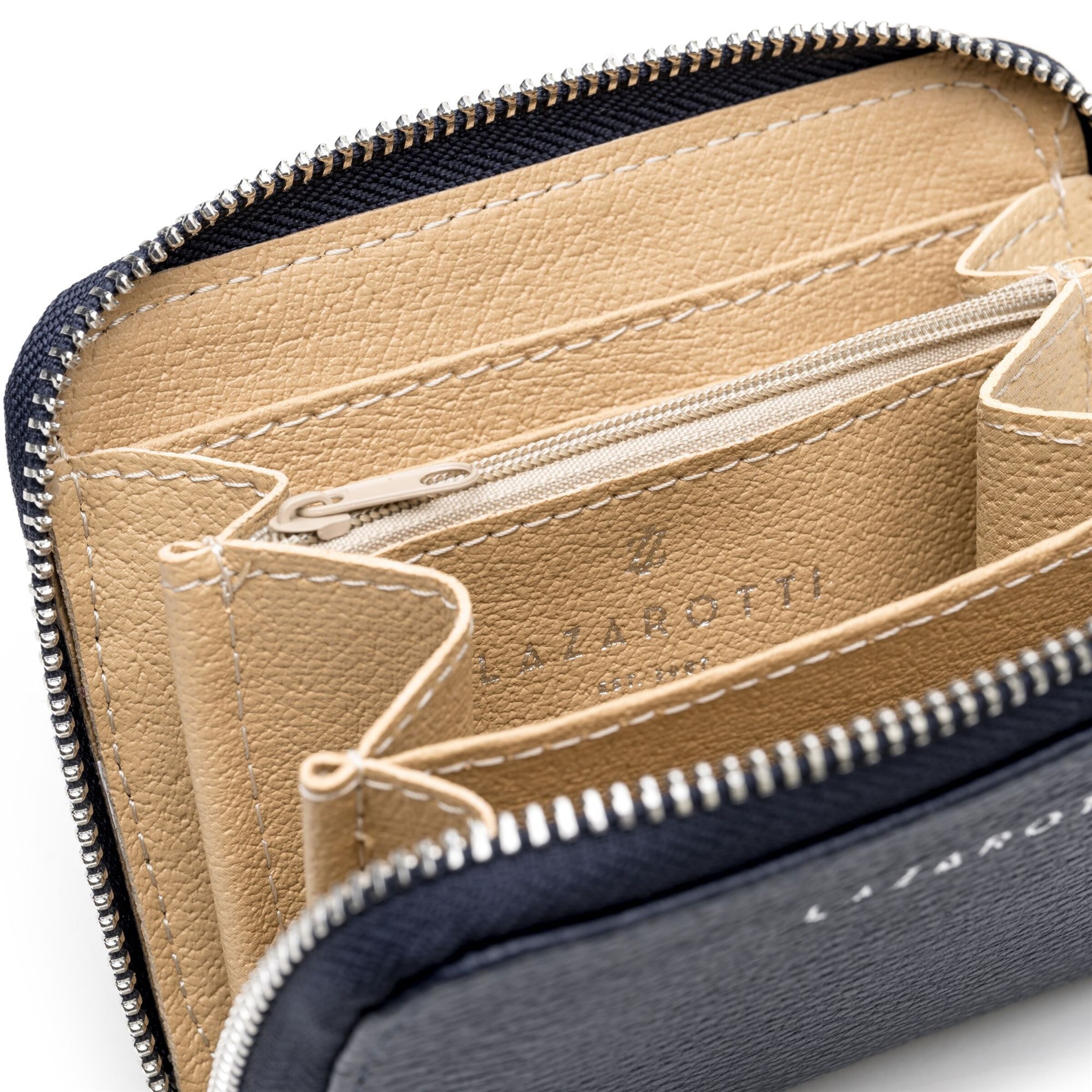 Lazarotti Wallet 'Milano' in Blue