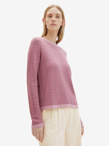 TOM TAILOR Sweater in Pink