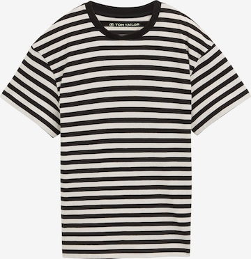 TOM TAILOR Shirt in Black: front