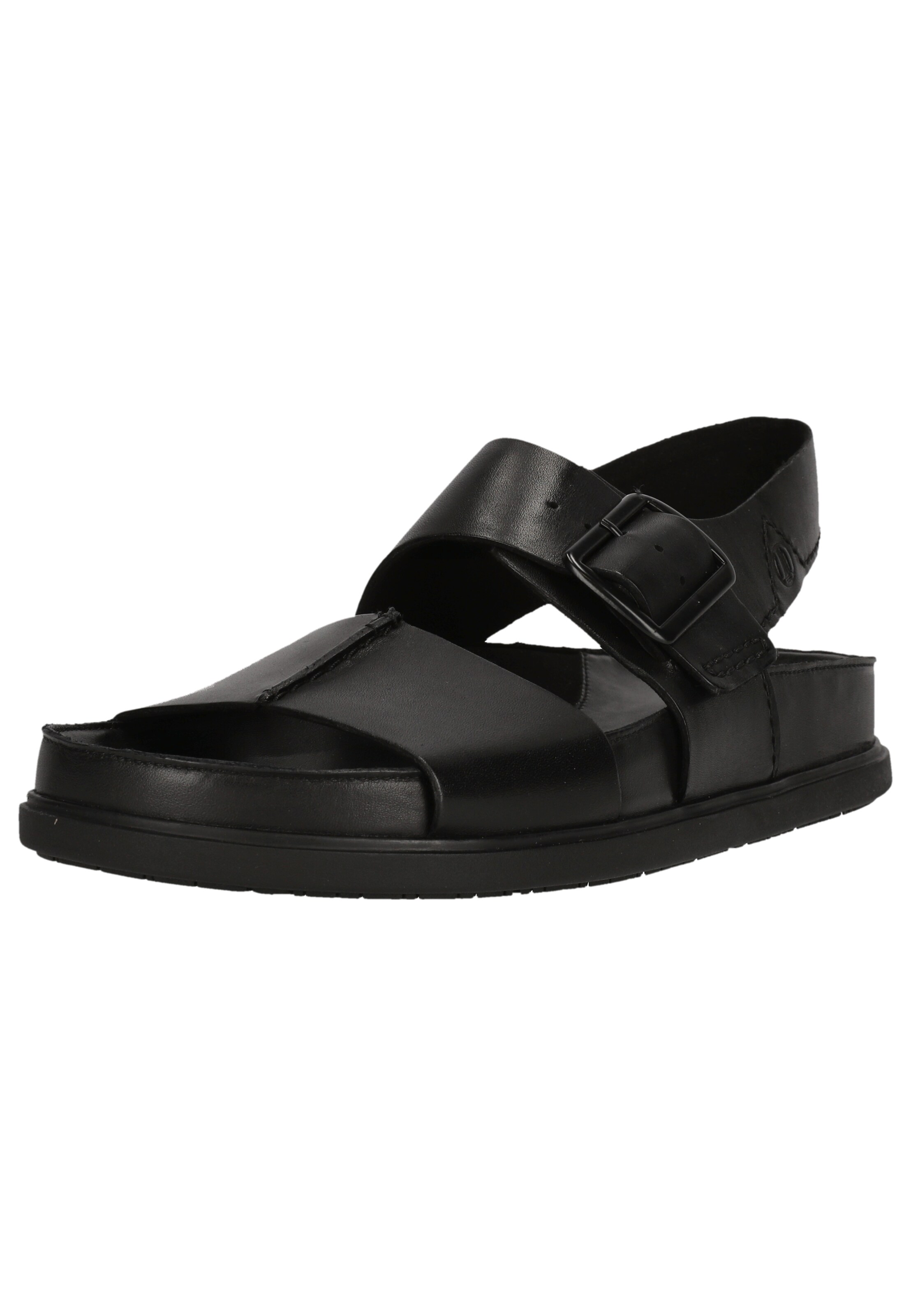 CLARKS Sandale 'Torford Strap' in Schwarz: Vorderseite