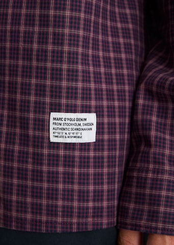 Marc O'Polo DENIM Regular fit Button Up Shirt in Purple