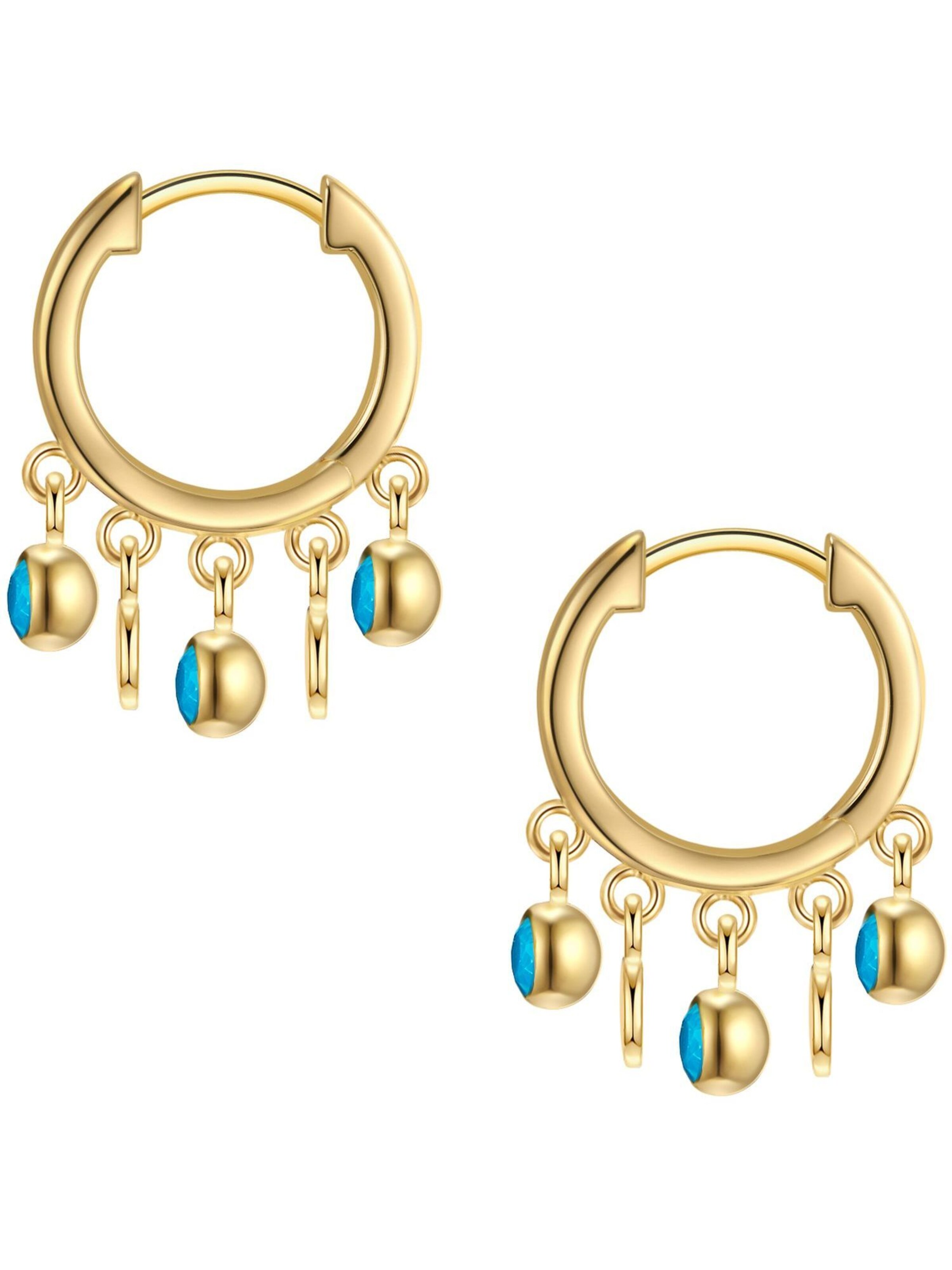 Glanzstücke München Oorbellen in Goud: voorkant