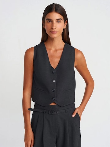 Gilet da completo di Dilvin in grigio: frontale