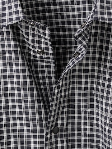 MANGO MAN Comfort fit Button Up Shirt 'Vichy' in Black