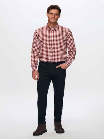 D’S Damat Regular fit Overhemd in Rood