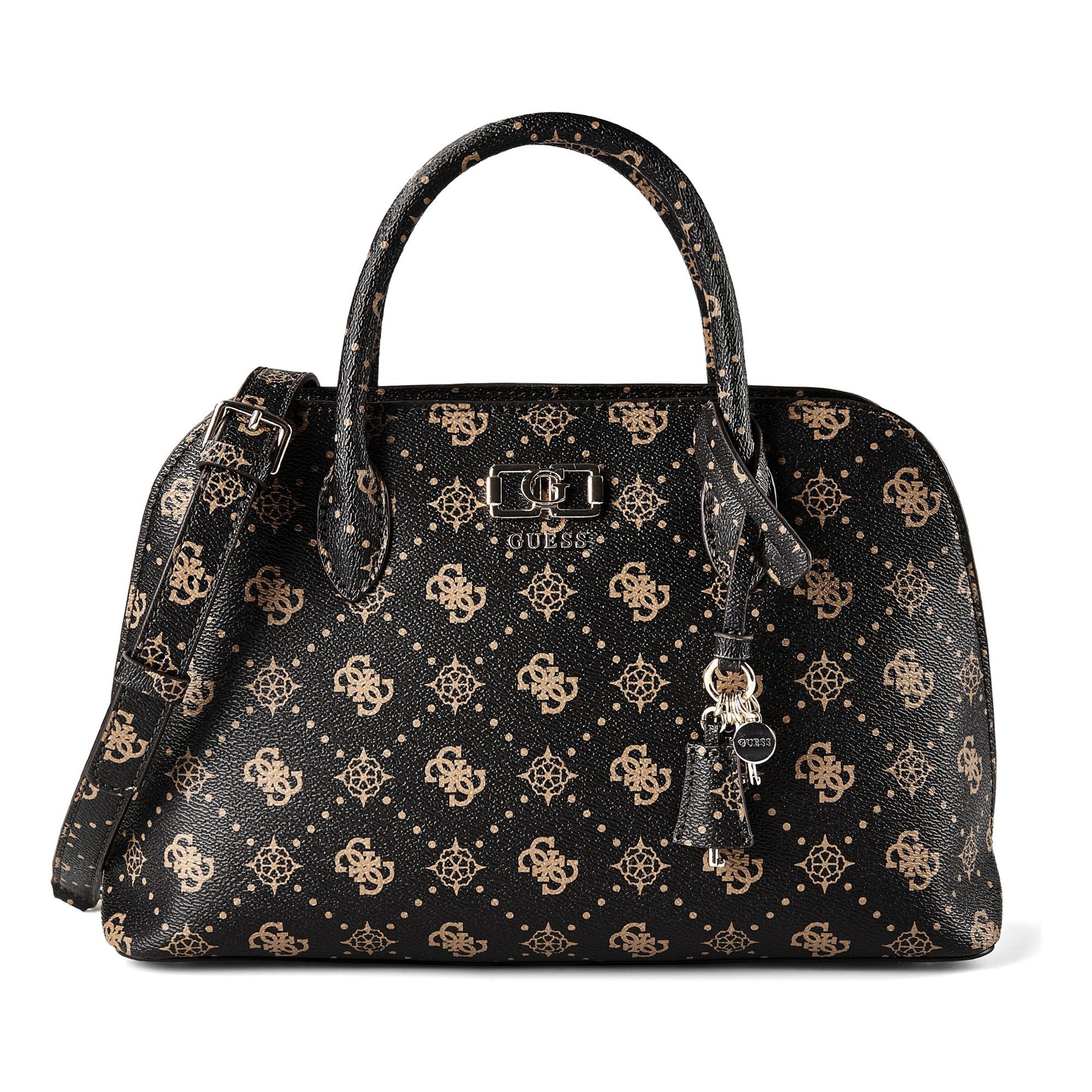 Borsa a mano 'Emelie' di GUESS in marrone: frontale