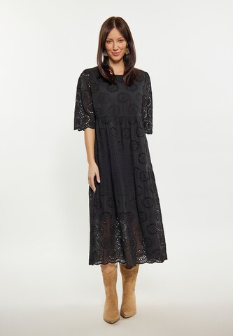 Robe d’été Usha en noir : devant