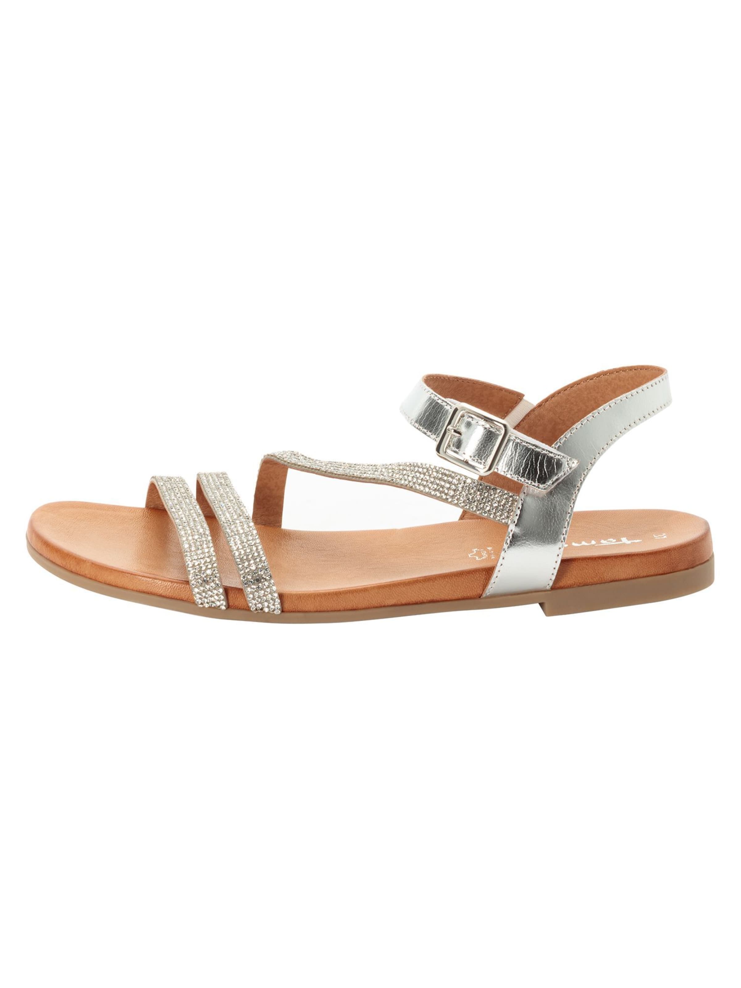 Tamaris Strap sandal in Silver