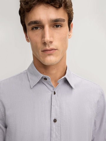 JOOP! Jeans Regular Fit Hemd 'Hanson' in Grau