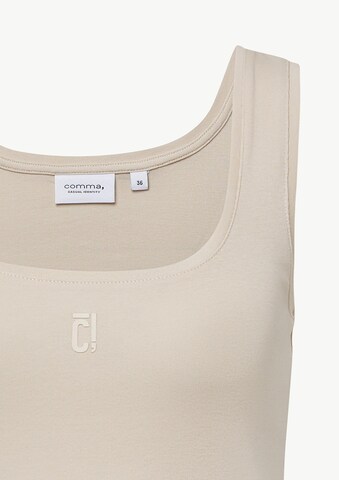 Haut comma casual identity en beige