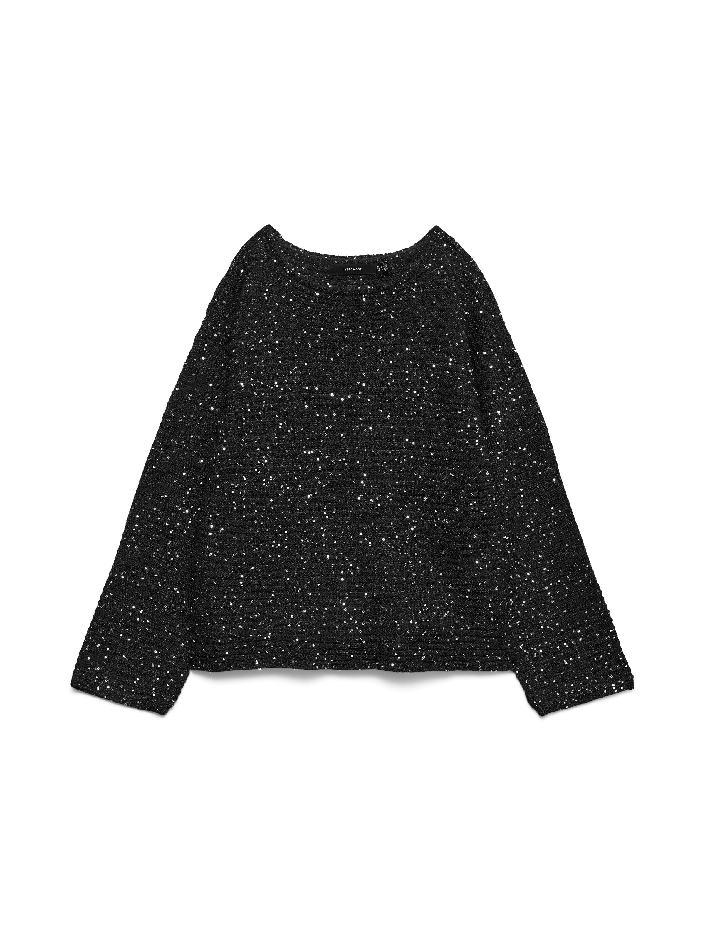VERO MODA Pullover in Schwarz: Vorderseite