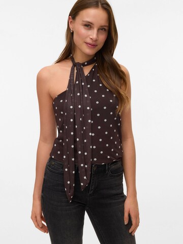 VERO MODA Top 'VMVIC' in Brown: front