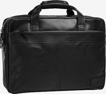 BODENSCHATZ Briefcase in Black: front