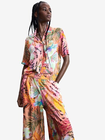 Desigual Wide leg Broek in Rood