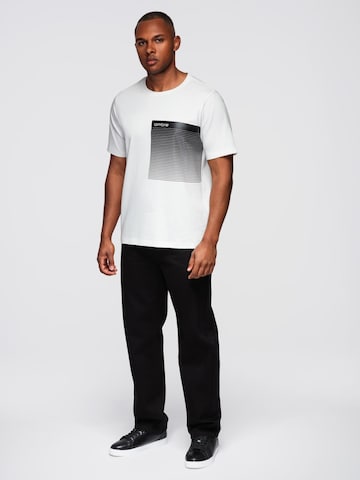balts Ombre T-Krekls