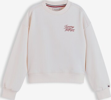 Sweat-shirt TOMMY HILFIGER en blanc : devant