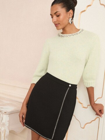 love & roses - Falda en negro