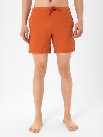 Daniel Hills Swim Trunks in Orange: front