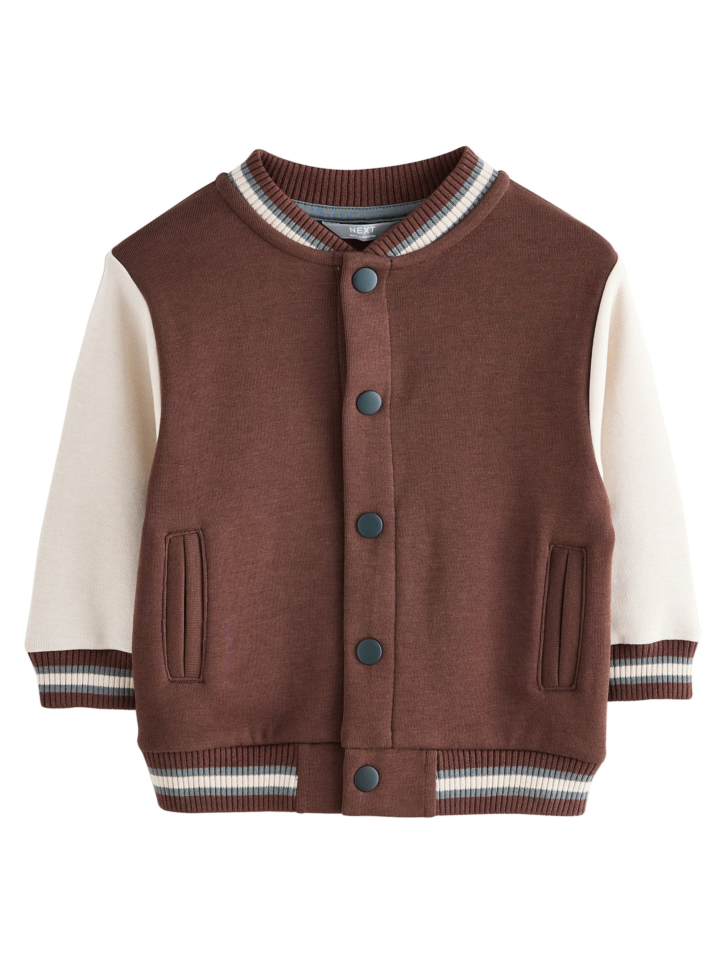 Next Φθινοπωρινό και ανοιξιάτικο μπουφάν σε καφέ: μπροστά