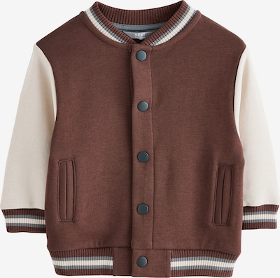 Next Välikausitakki värissä suklaa / valkoinen, Tuotenäkymä