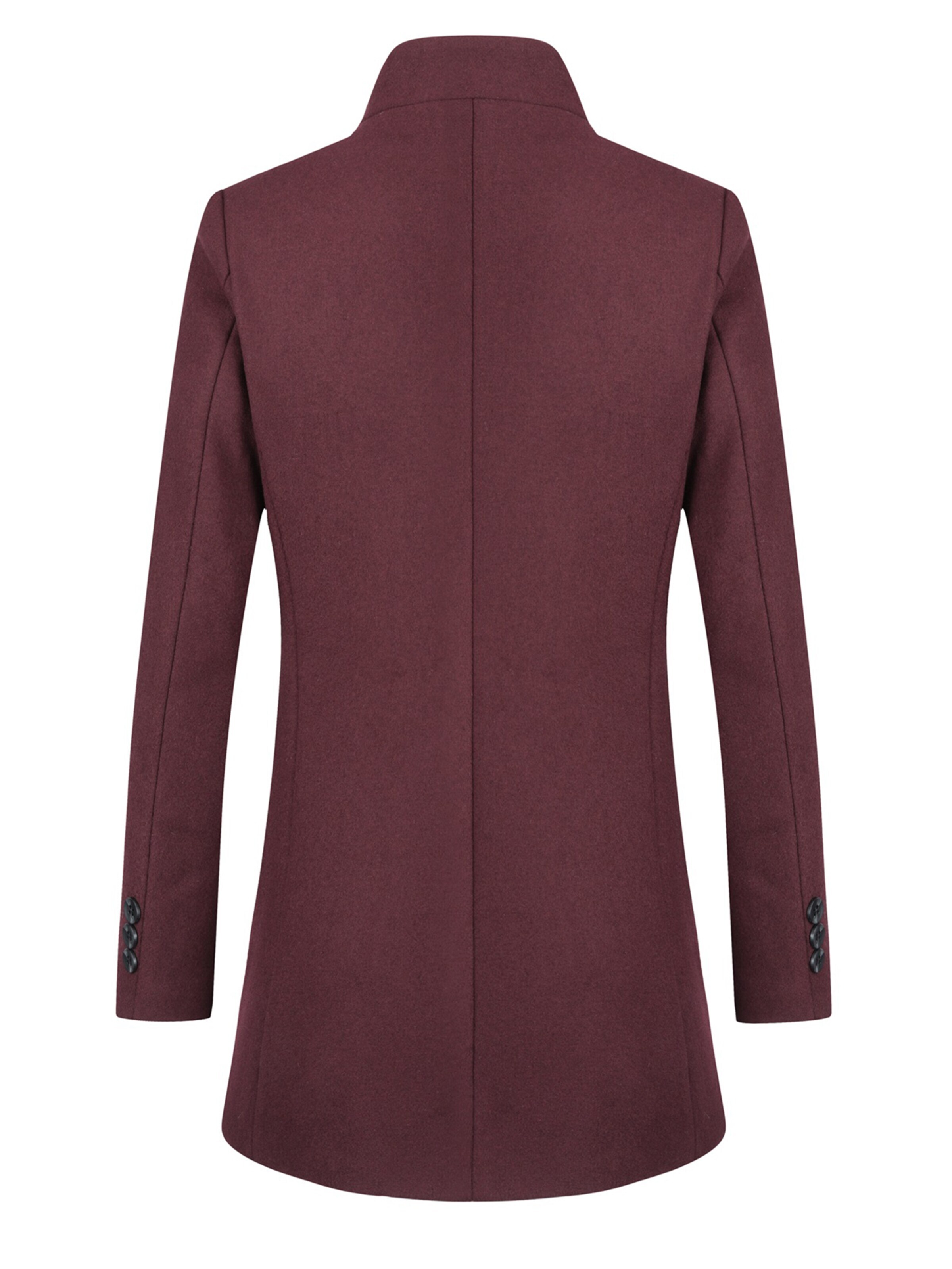 ALLTHEMEN Winter Coat 'Mantelruhe' in Red