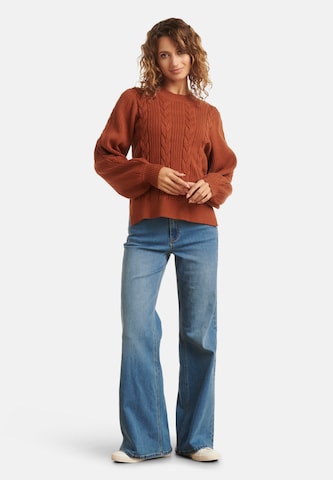 Smashed Lemon Trui in Bruin