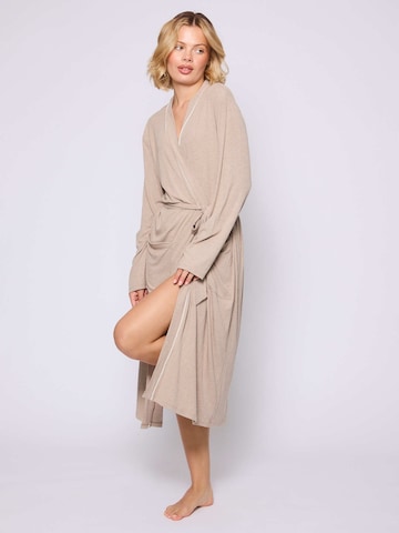 Loungeable Long Bathrobe in Beige