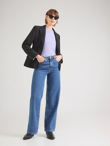 HUGO Тениска 'Deloris' в лилав