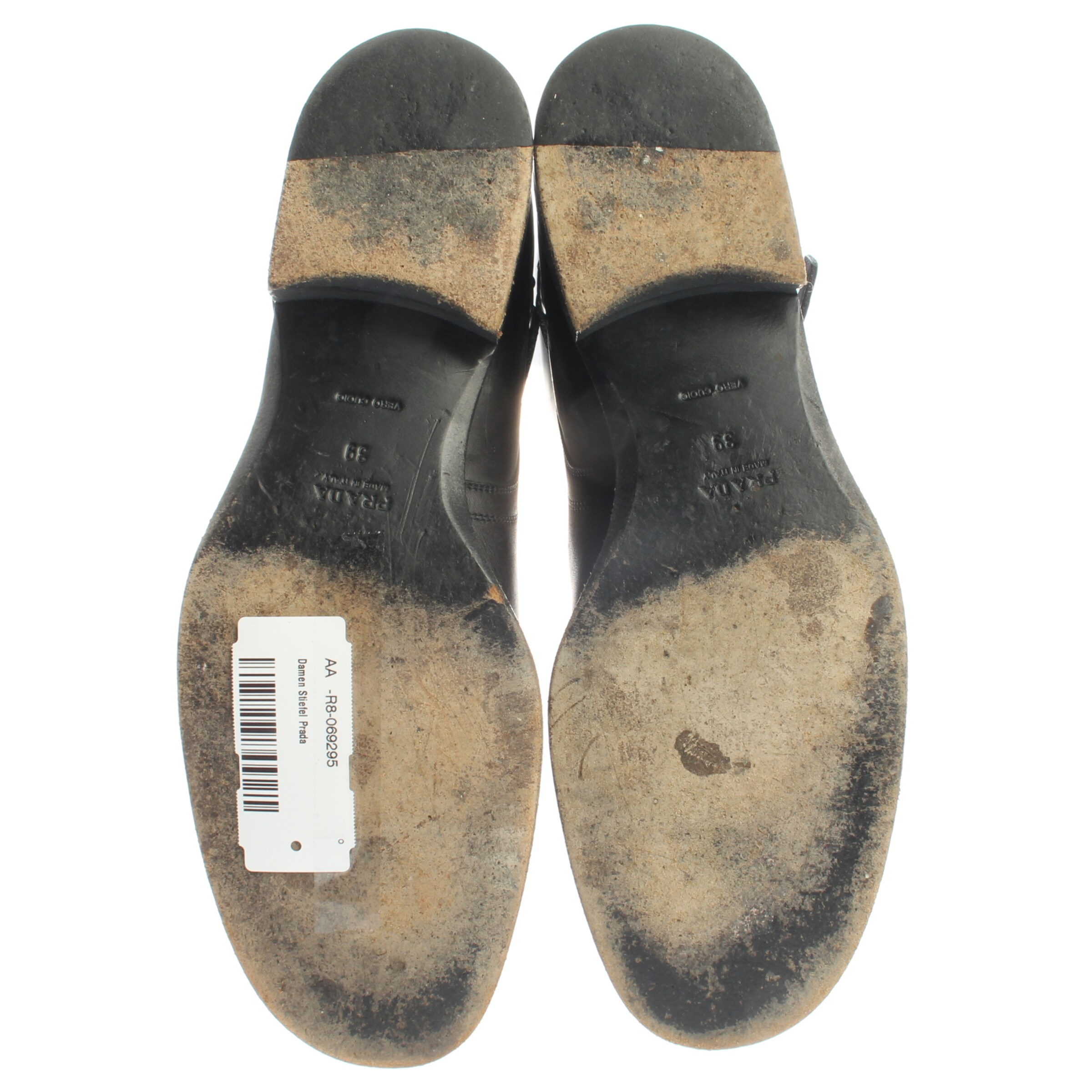 PRADA Stiefel 39 in Schwarz