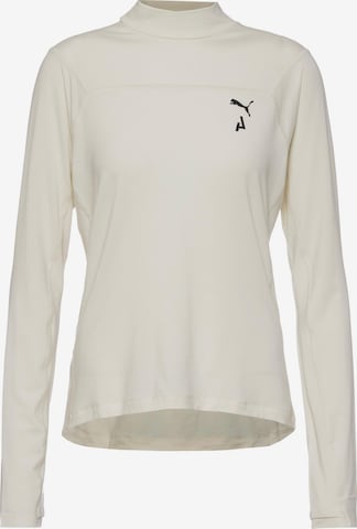 PUMA Athletic Sweater 'Seasons' in White: front
