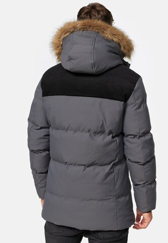 INDICODE JEANS Parka 'Hexyl' in Grau