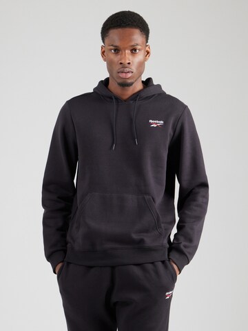Reebok Spordidressipluusid 'IDENTITY', värv must: eest vaates
