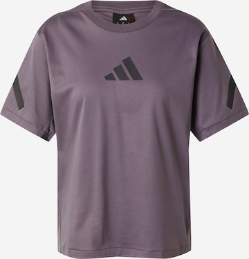 Maglia funzionale 'Z.N.E.' di ADIDAS SPORTSWEAR in grigio: frontale