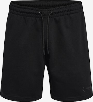 Hummel Regular Sports trousers in Black: front