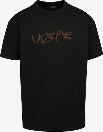 MT Upscale T-shirt 'Giza' i svart: framsida