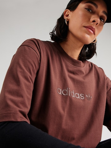 ADIDAS ORIGINALS Shirt 'Essentials' in Brown