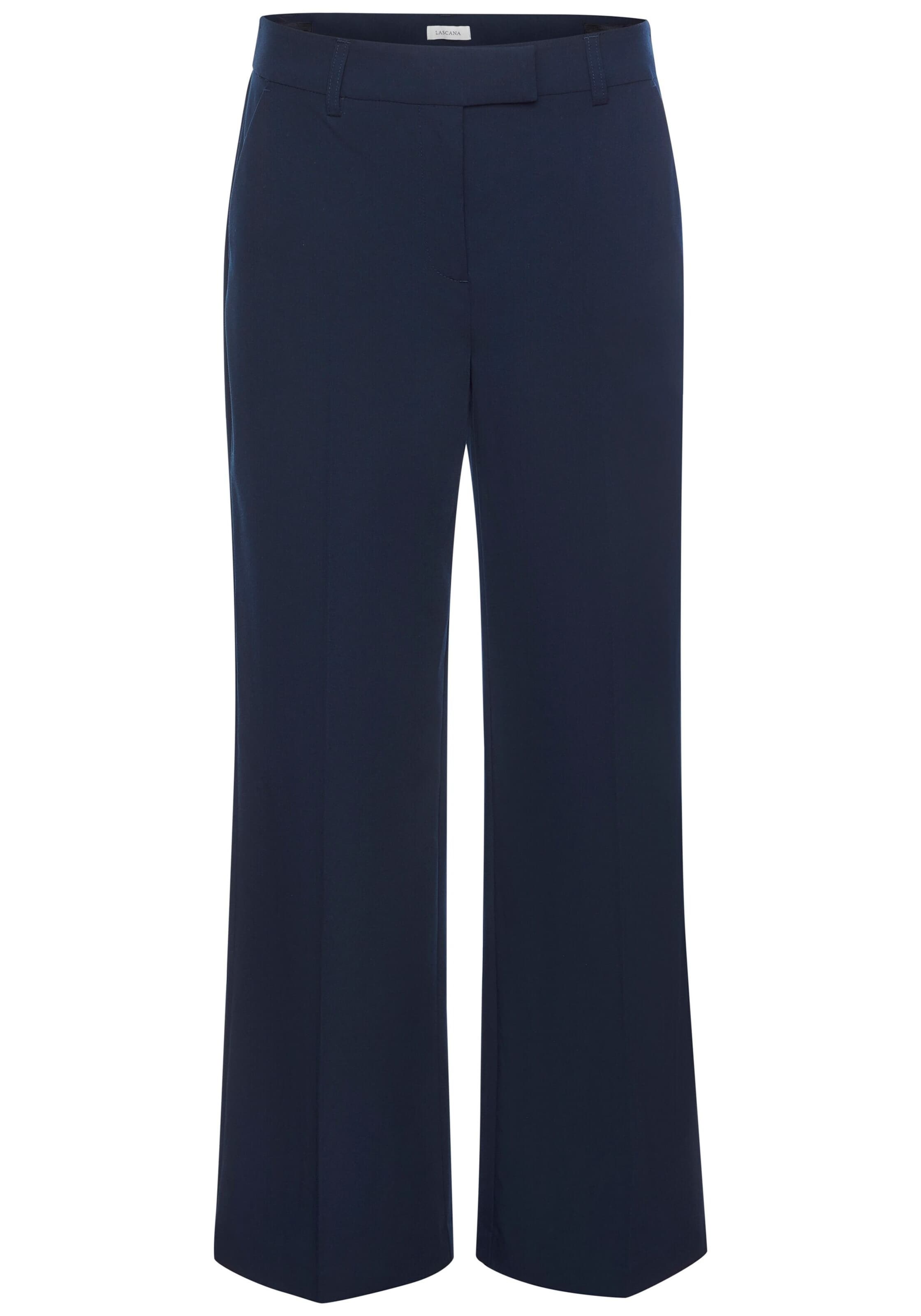 LASCANA Широка кройка Панталон в синьо: отпред