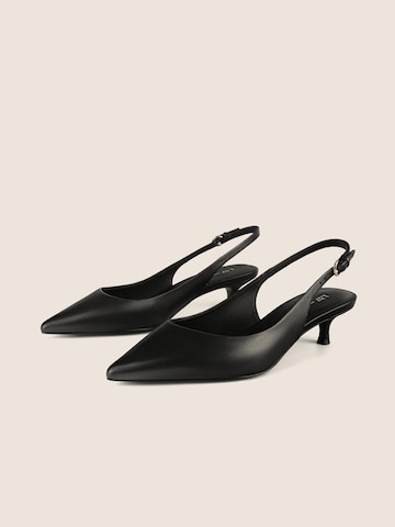 L37 HANDMADE SHOES - Zapatos destalonado 'ELEGANCE ESSENCE' en negro