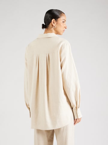 YAS Blouse 'FLAXY' in Beige