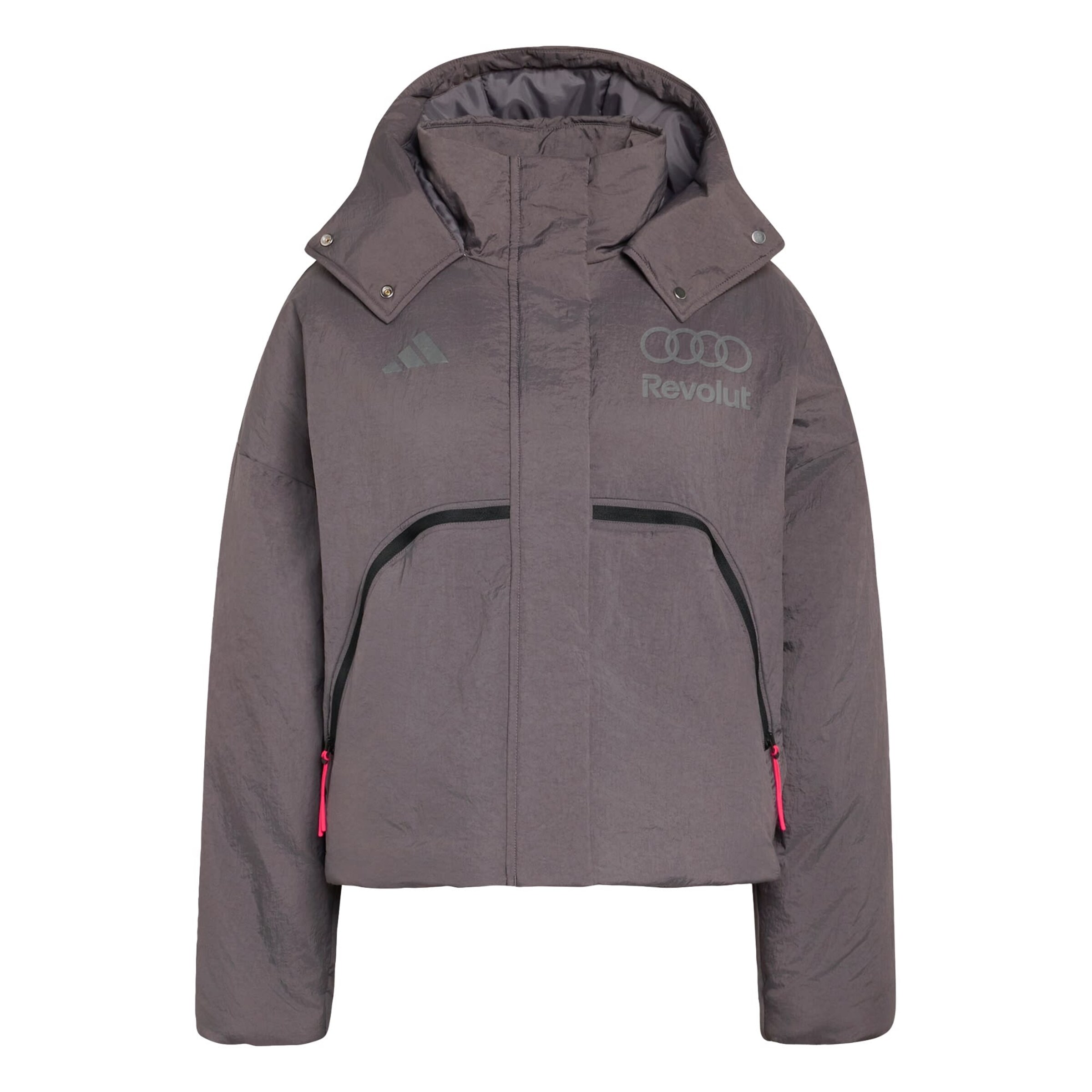 ADIDAS PERFORMANCE Chaqueta deportiva 'Audi Formula One Team Engineers and Marketing' en gris / color barro / rosa / negro, Vista del producto