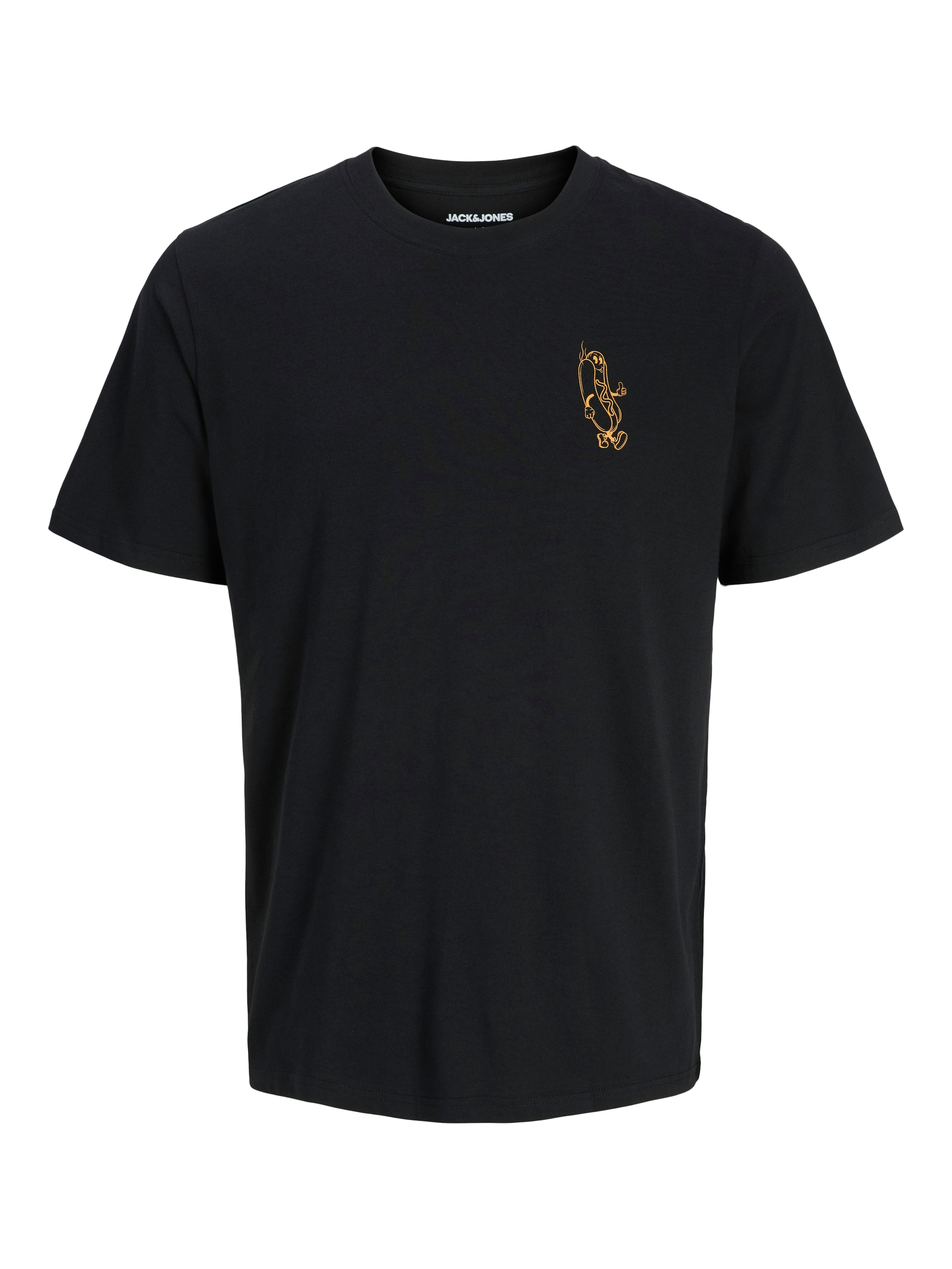 JACK & JONES T-shirt 'JJBrewy' i S i honung / svart, Produktvy