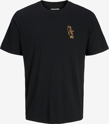 T-Shirt 'JJBrewy' JACK & JONES en noir : devant