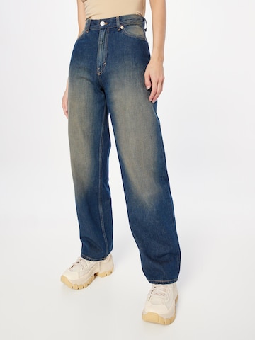 Wide Leg Jean 'Rail' WEEKDAY en bleu : devant