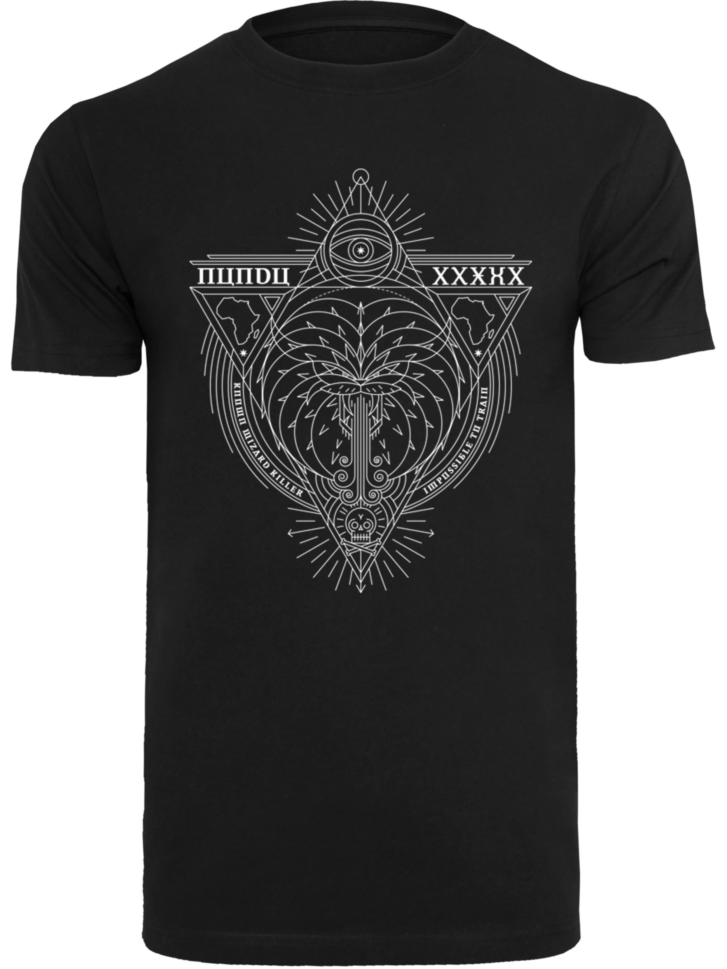 F4NT4STIC Shirt in Black: front