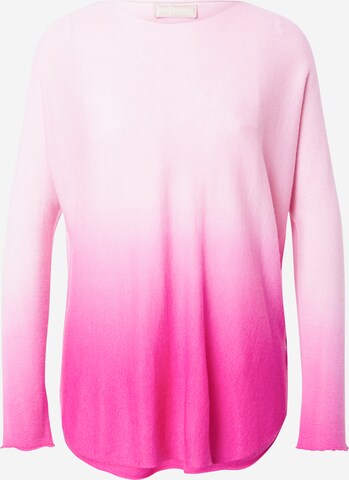 120% Lino Sweater in Pink: front
