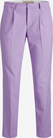 JJXX Pleat-Front Pants 'Chloe' in Purple: front