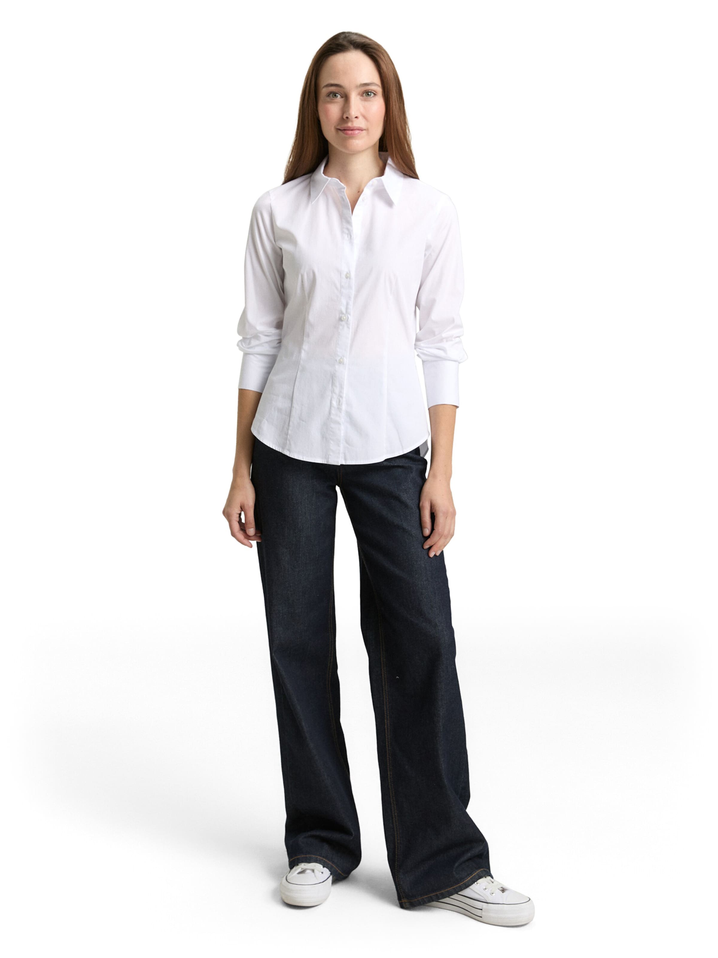 TOM TAILOR Μπλούζα σε λευκό